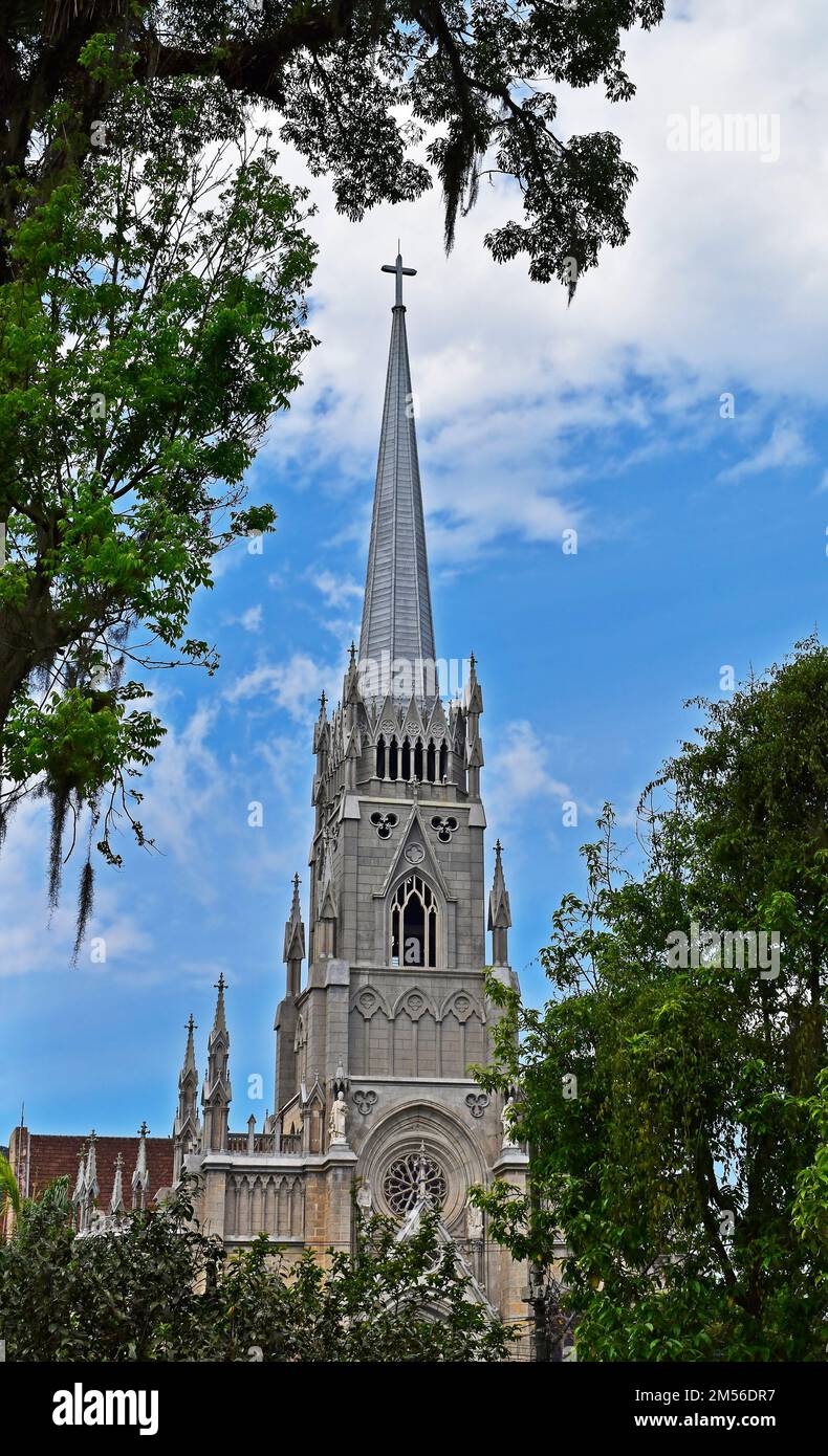 Cathédrale Saint Pierre d'Alcantara à Petropolis, Rio de Janeiro, Brésil Banque D'Images