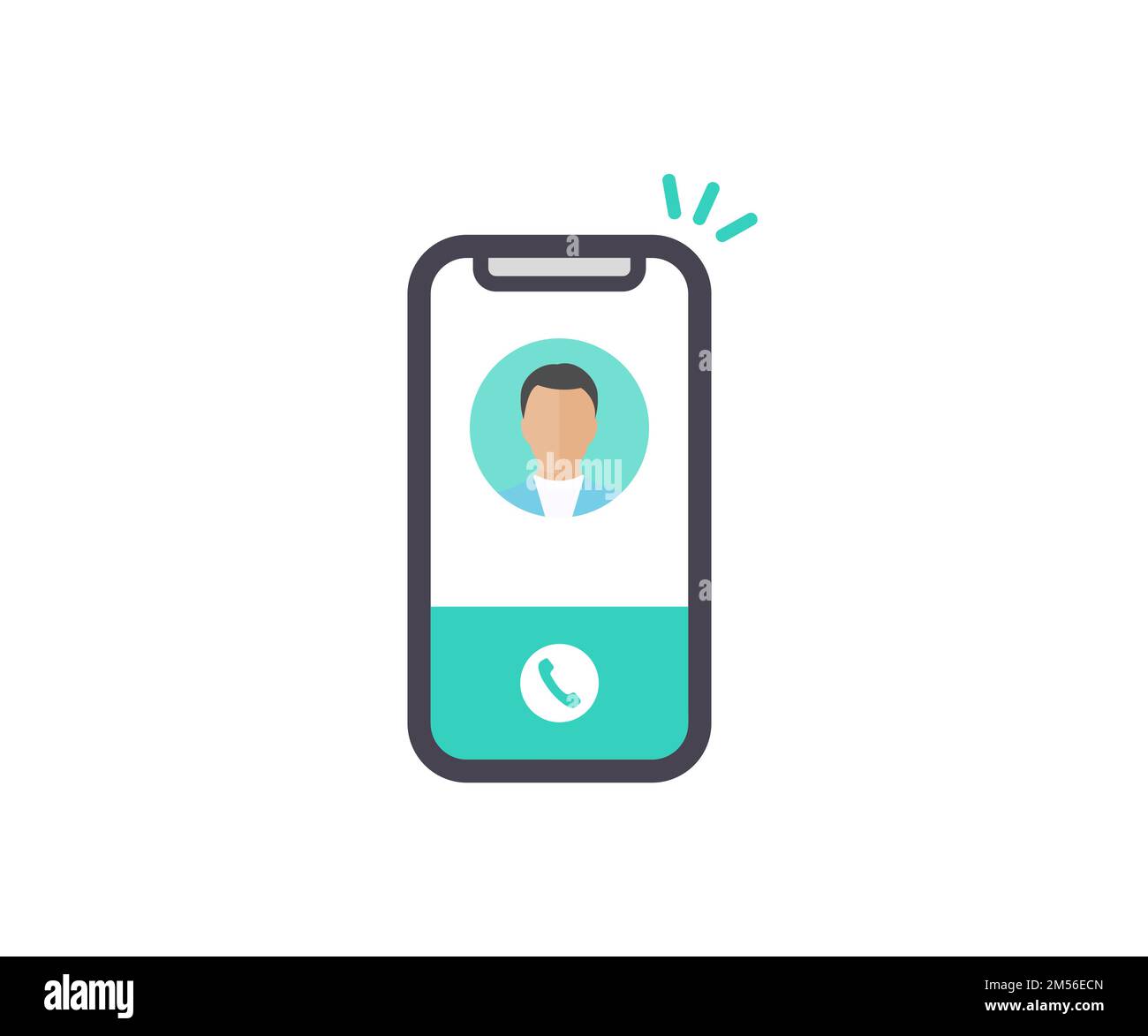 Médecin en ligne. Écran de smartphone avec thérapeute masculin sur chat dans Messenger et un logo de consultation en ligne. Avis médical en ligne. Illustration de Vecteur