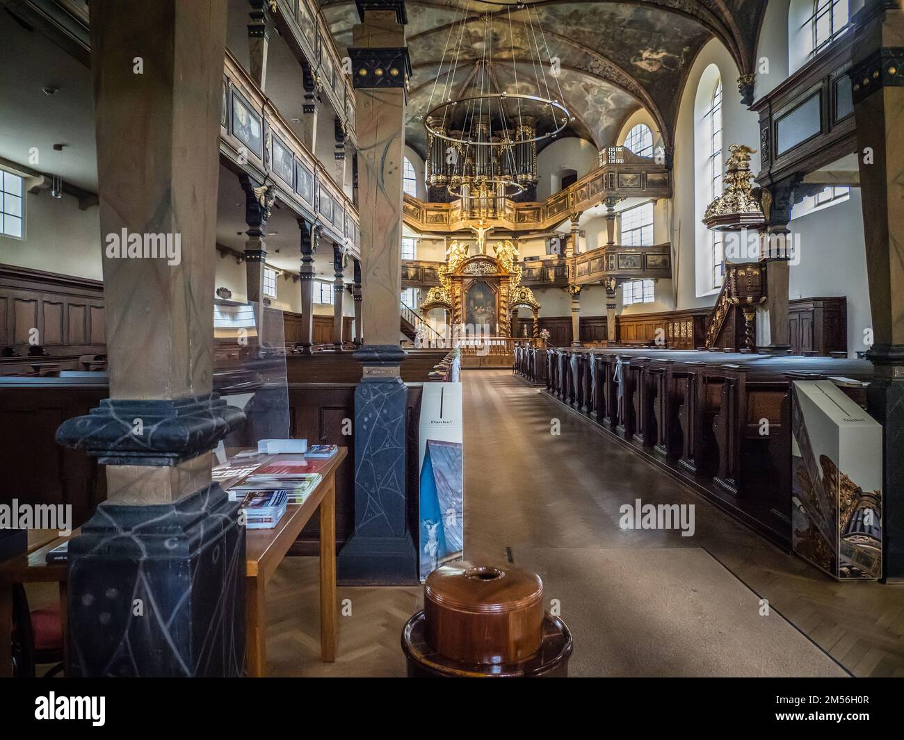 Intérieur de la Dreifaltigkeitskirche, Speyer, Cermany Banque D'Images