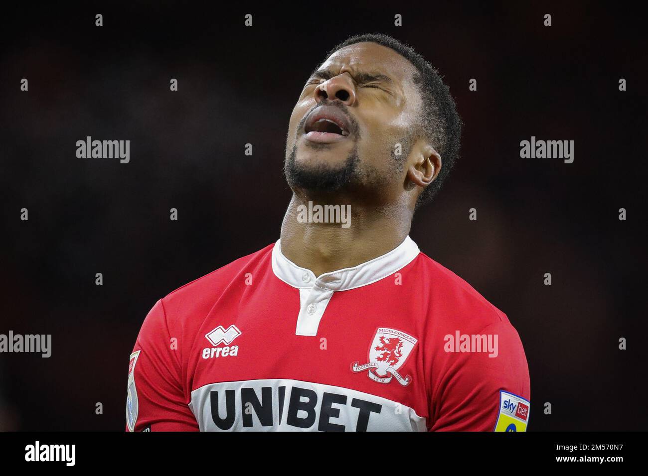 Chuba Akpom #29 de Middlesbrough pendant le match de championnat de Sky Bet Middlesbrough vs Wigan Athletic au stade Riverside, Middlesbrough, Royaume-Uni, 26th décembre 2022 (photo de James Heaton/News Images) Banque D'Images