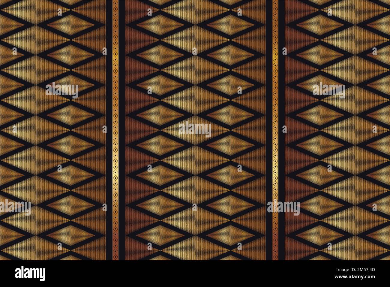 motif batik songket rangrang lombok sans couture Illustration de Vecteur