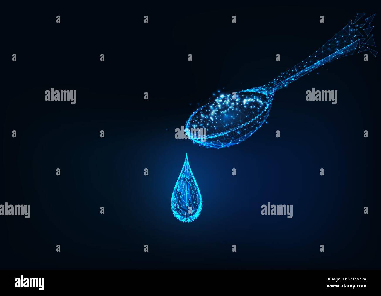éclaboussure d'eau cuillère Banque d'images vectorielles - Alamy