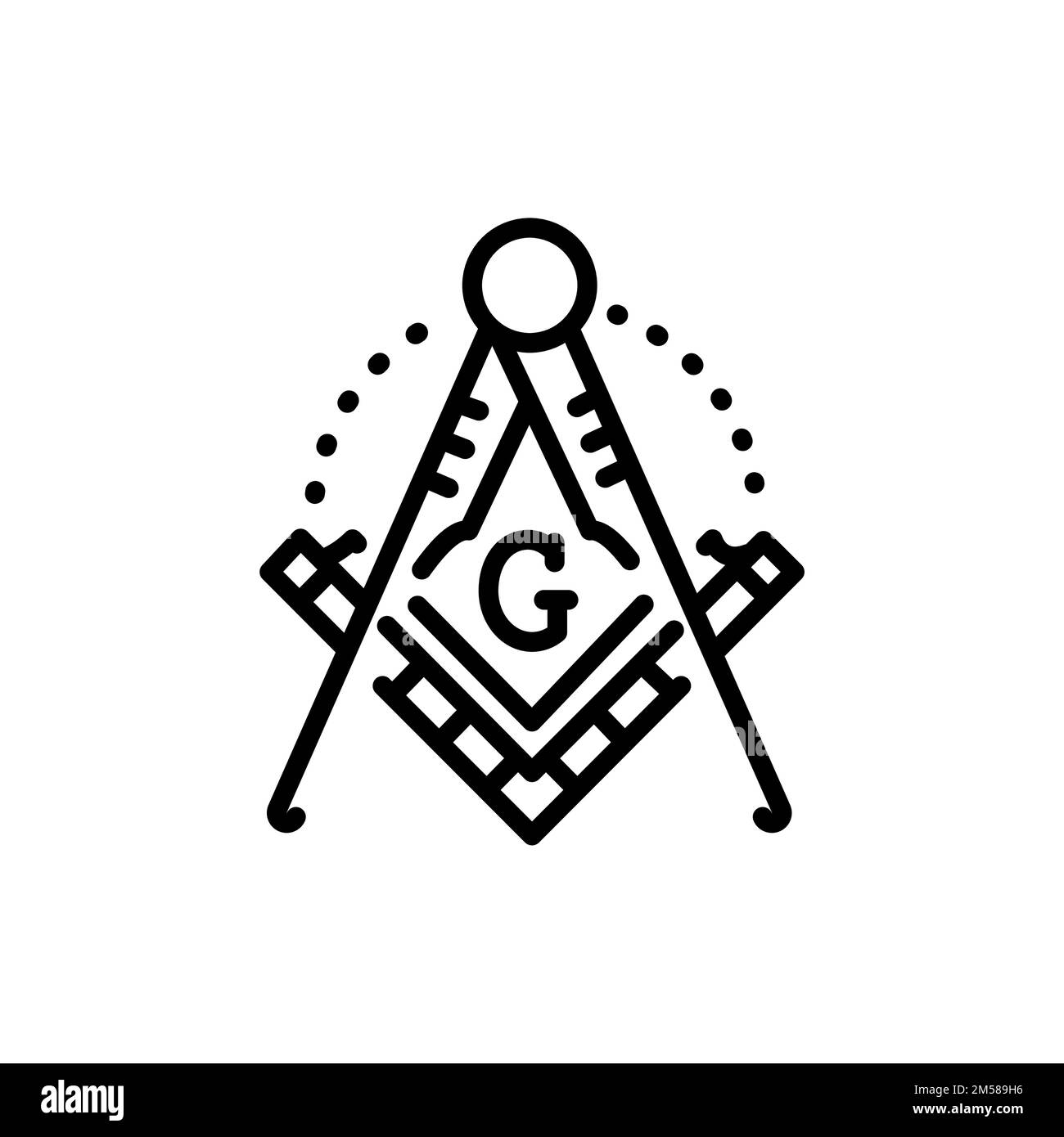 Masonic symbol Banque d'images vectorielles - Alamy