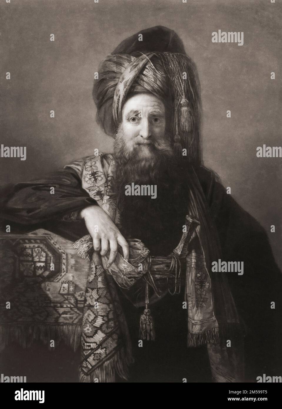 Edward Wortley Montagu, 1713 - 1776. Voyageur anglais, auteur et député de Huntingdonshire. Après une impression de John Raphael Smith de la peinture de Matthew William Peters. Banque D'Images