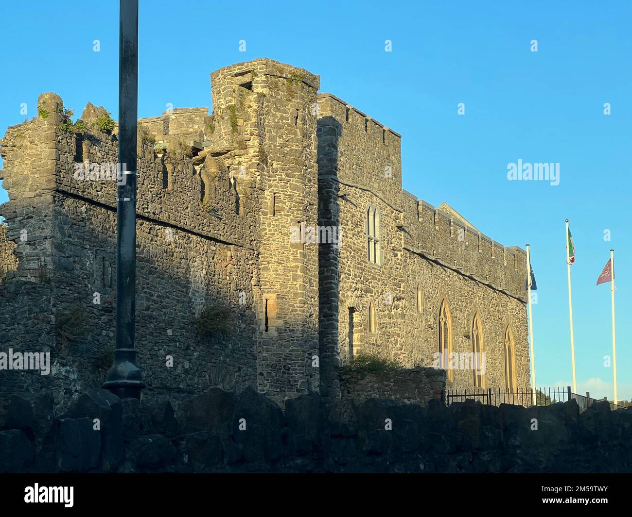 Château de Swords dans le comté de Swords Dublin Irlande Banque D'Images
