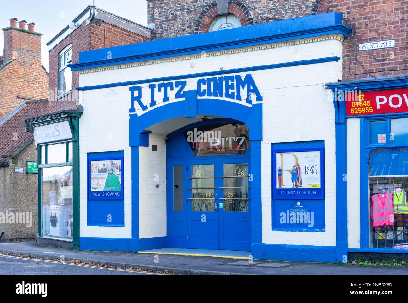 Thirsk North Yorkshire Ritz Cinema Westgate Thirsk Yorkshire Angleterre GB Europe Banque D'Images