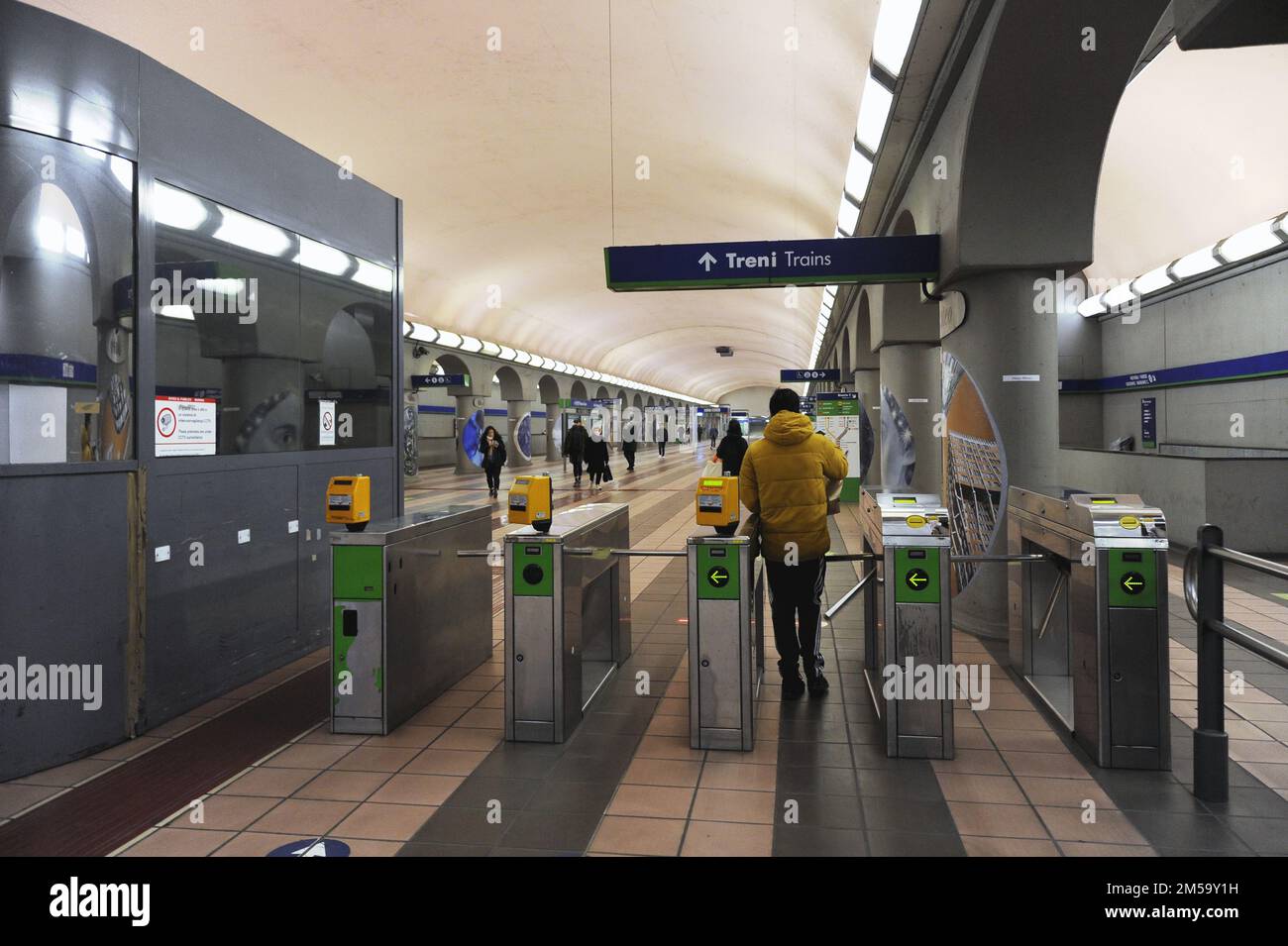 Milan (Italie), la nouvelle ligne de métro 4 Banque D'Images