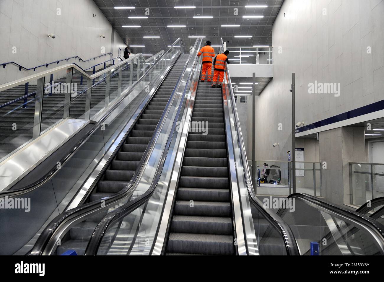 Milan (Italie), la nouvelle ligne de métro 4 Banque D'Images