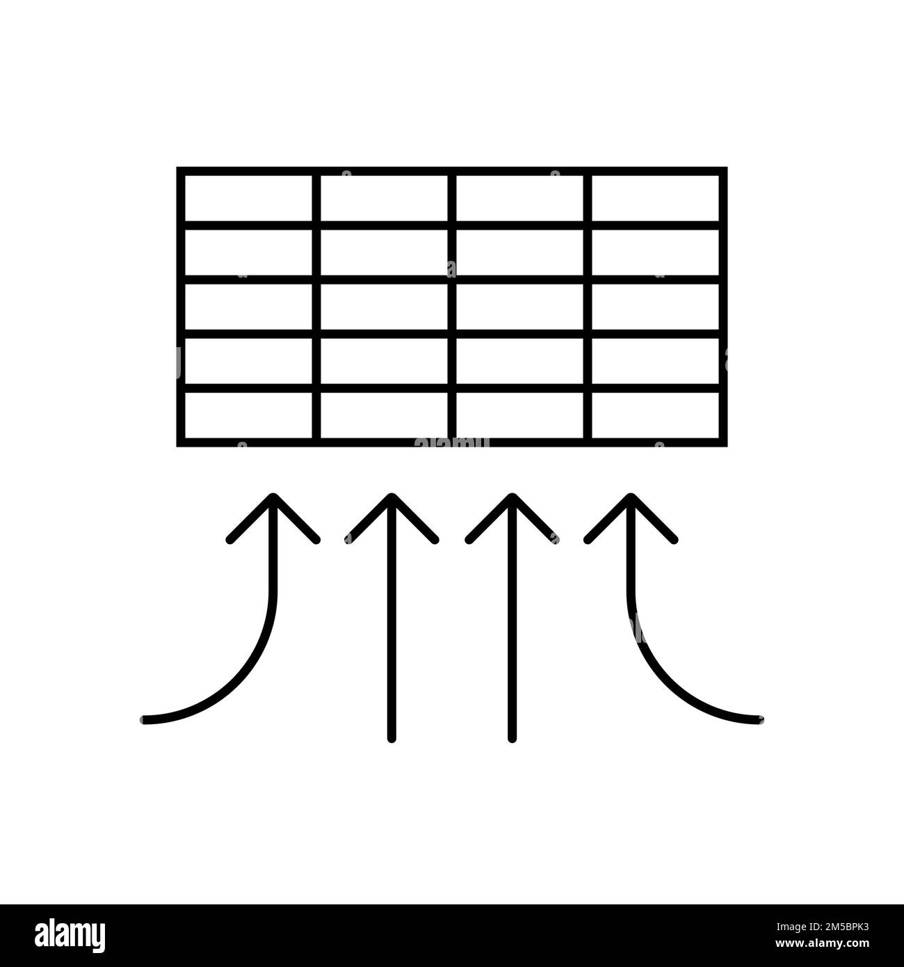 Symbole d'aération vecteur d'icône d'aspiration pour le design graphique, le logo, le site Web, les médias sociaux, l'application mobile, illustration de l'interface utilisateur Illustration de Vecteur