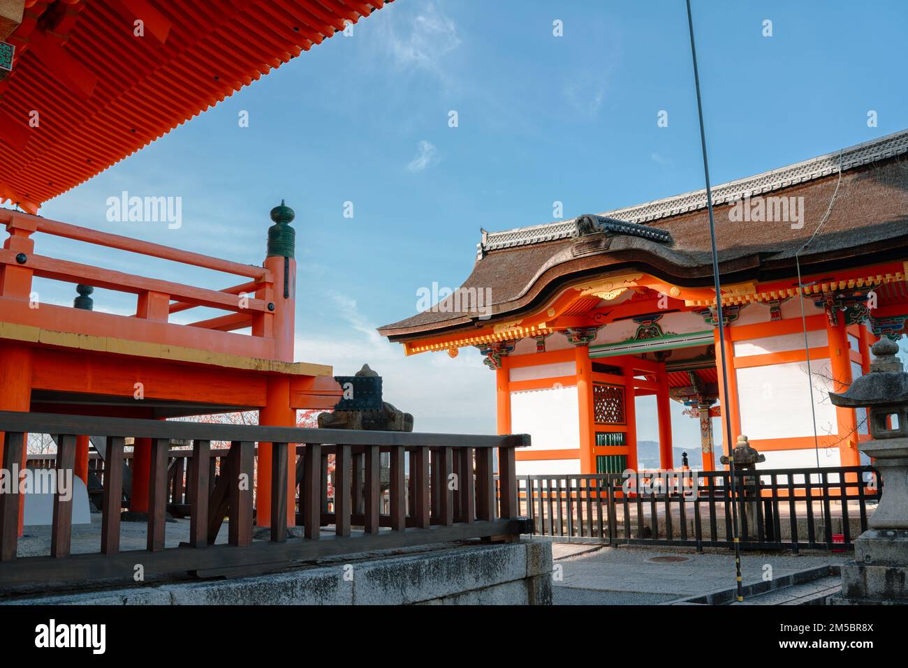 Le Temple Kiyomizu-dera à Kyoto, Japon Banque D'Images
