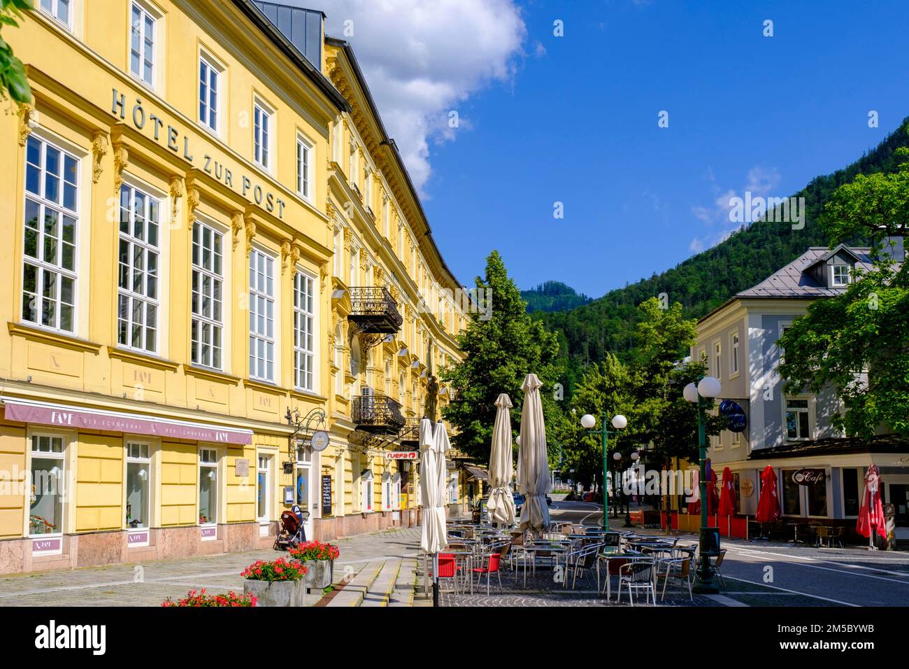 Hotel zur Post, Bad Ischl, Salzkammergut, haute-Autriche, Autriche Banque D'Images