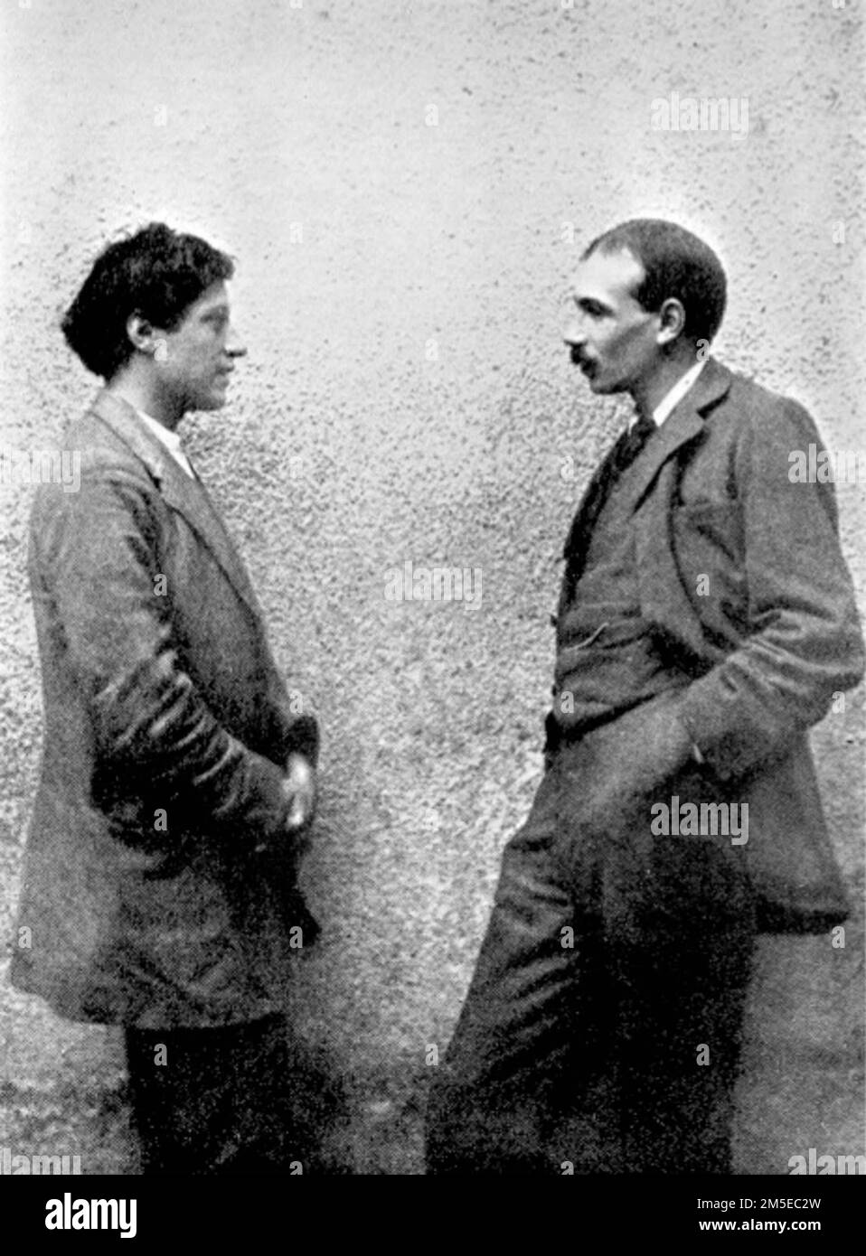 Duncan Grant avec John Maynard Keynes Banque D'Images
