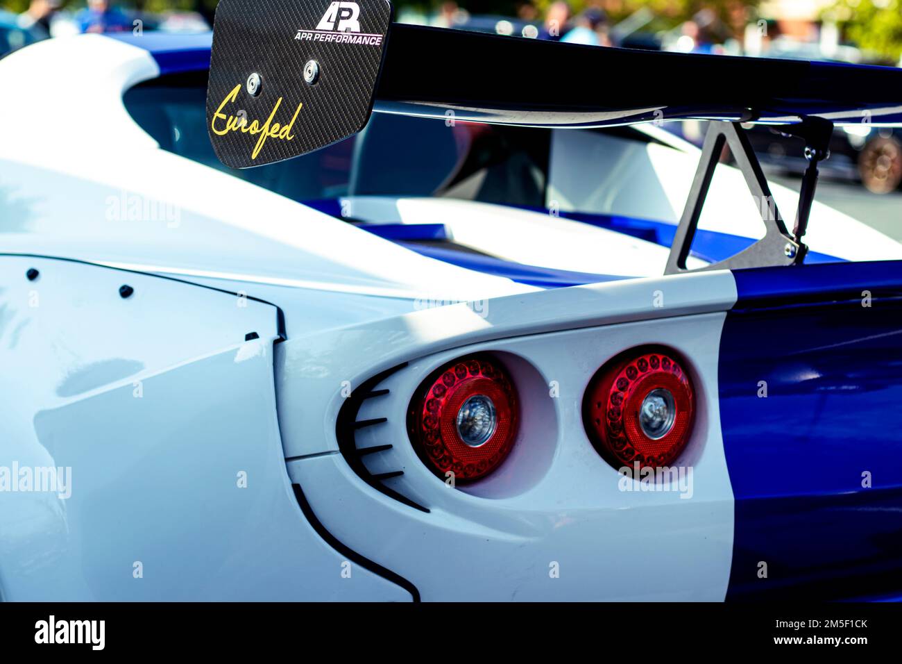 Feux arrière Lotus Banque D'Images
