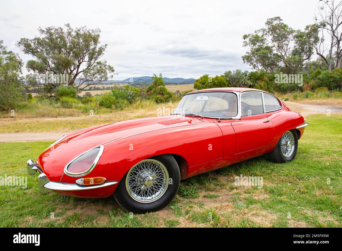 1962 Jaguar E Type FHC série I Banque D'Images