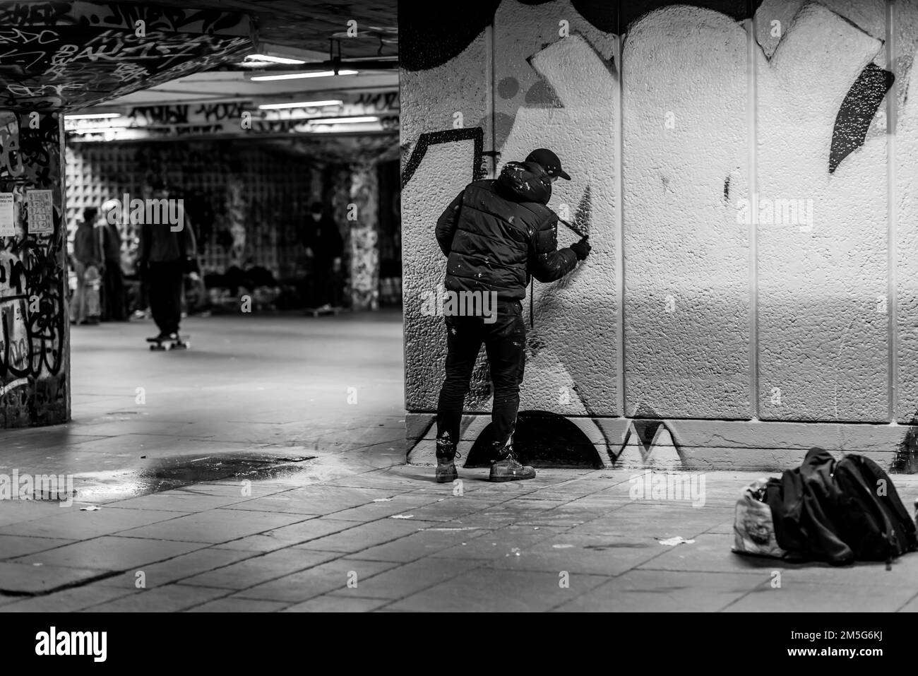 London Embankment et autour de Trafalgar Square à Noël Banque D'Images