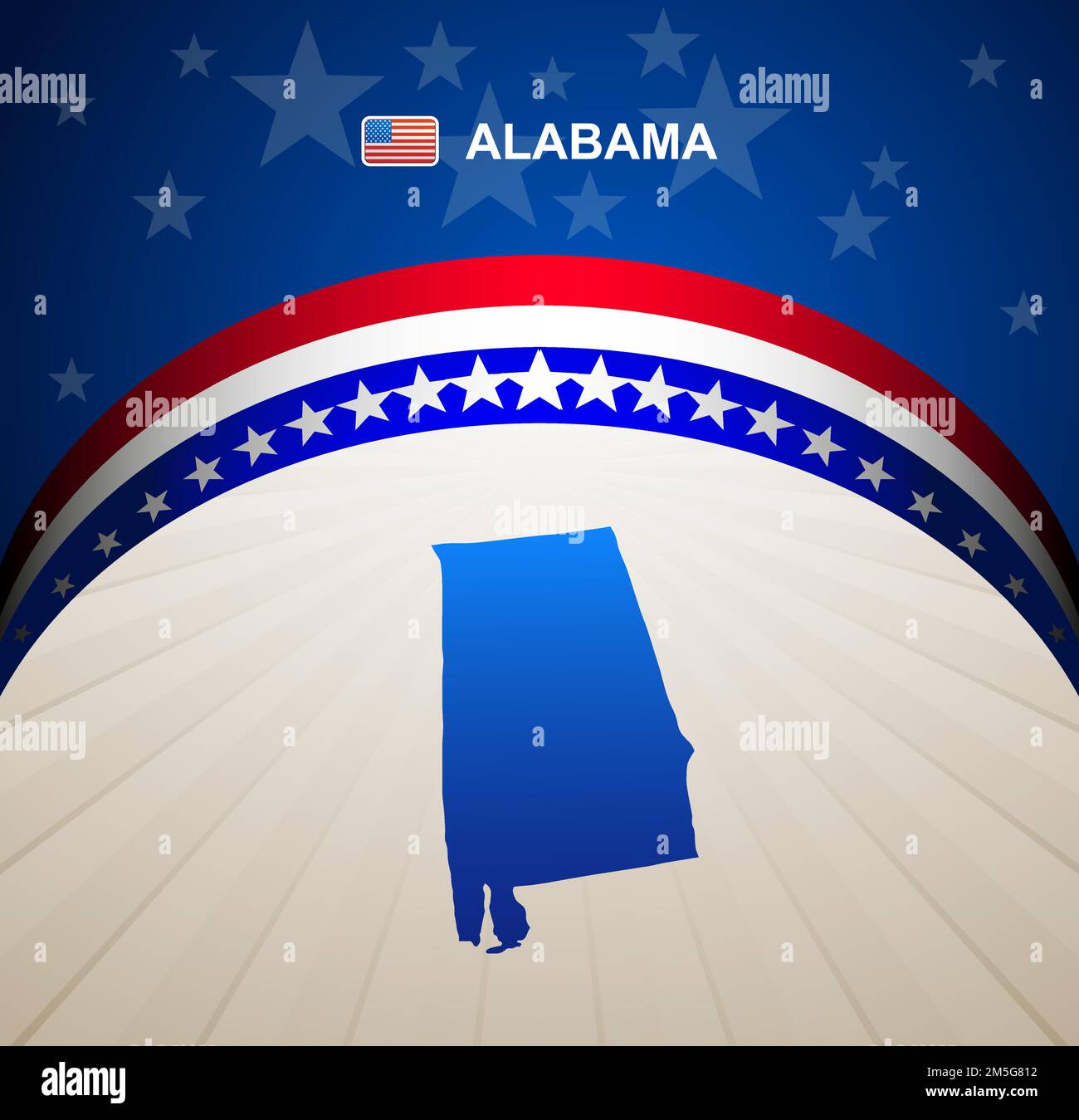 Alabama site vector background Illustration de Vecteur