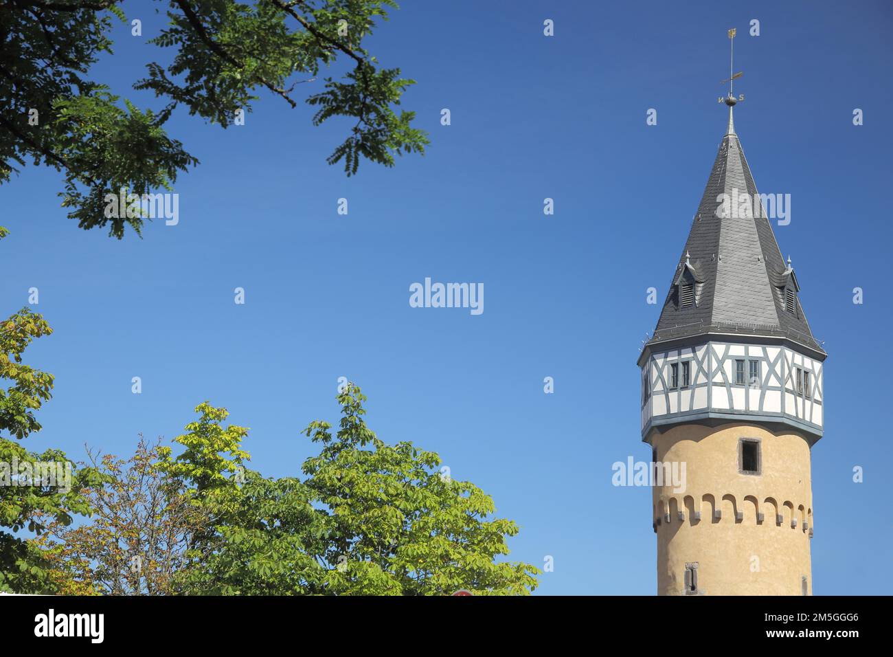 Wartturm an der Bockenheimer Warte, Tour, Bockenheimer, main, Francfort-sur-le-main, Hesse, Allemagne Banque D'Images