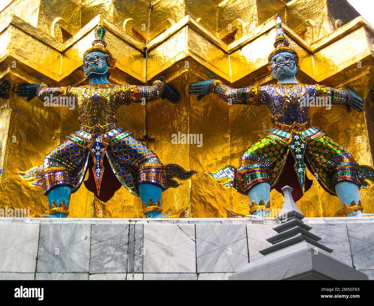 Grand palais et Wat phra Keaw Banque D'Images