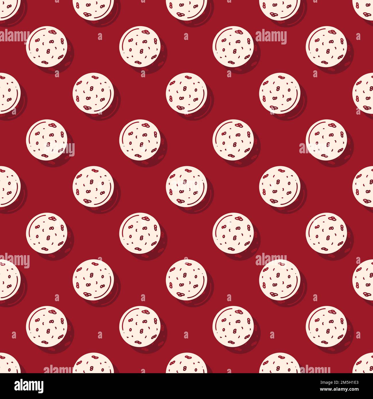 Balles de graines de sésame, illustration vecteur jian dui. Dessert chinois du nouvel an jiandui dans le style de l'oodle. Illustration de Vecteur