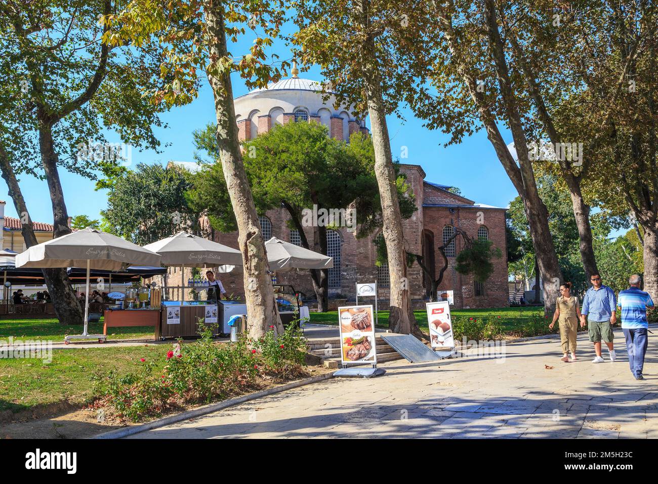 ISTANBUL, TURQUIE - 13 SEPTEMBRE 2017 : Eglise de Saint Irene est l'une des plus anciennes églises encore en vie de Constantinople. Banque D'Images