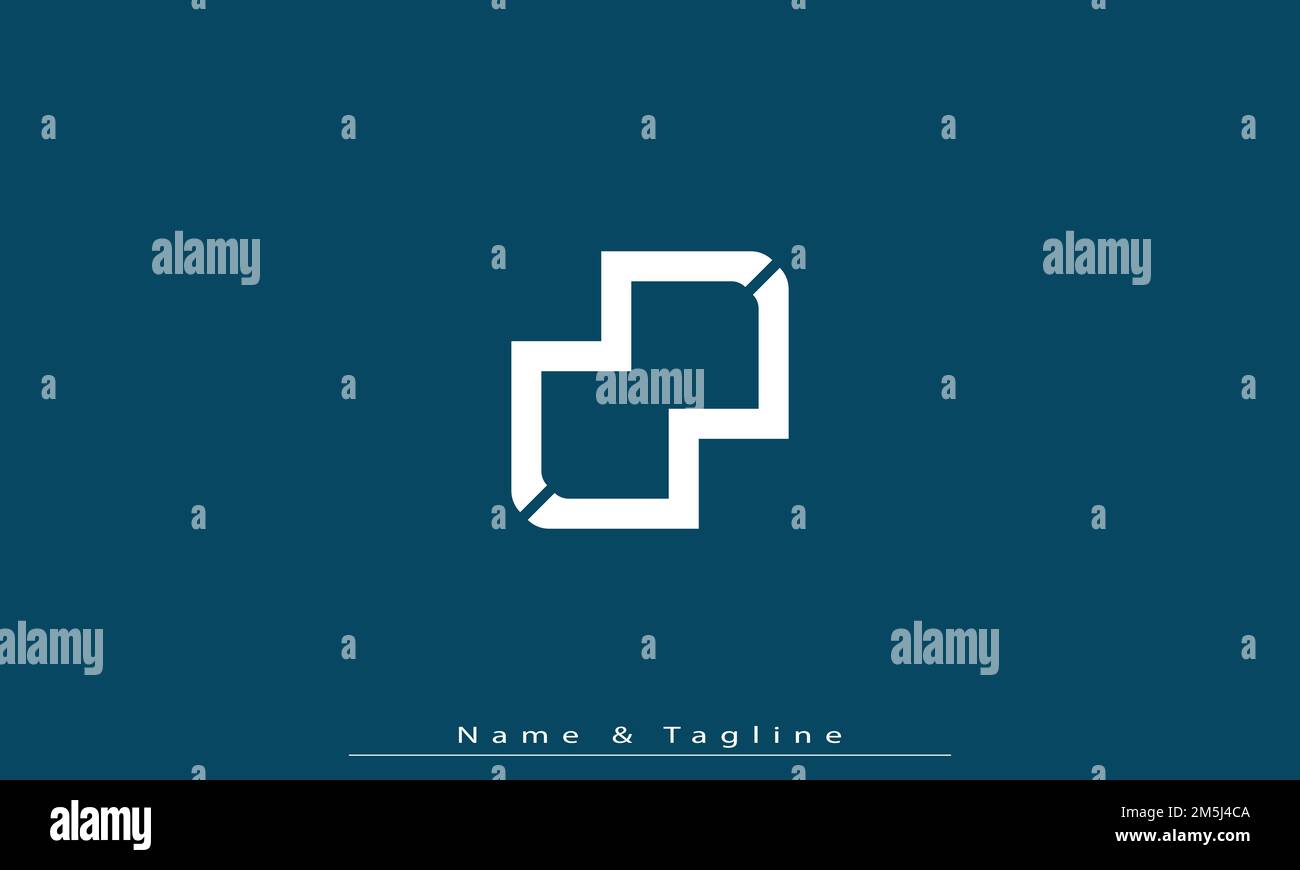 Lettres de l'alphabet initiales Monogram logo MW , WM Illustration de Vecteur
