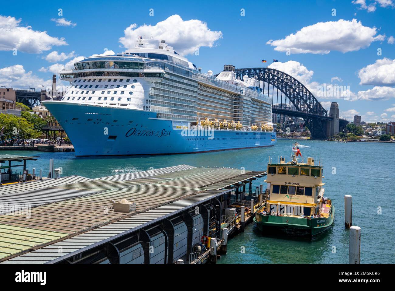 Ovation of the Seas à Sydney Banque D'Images