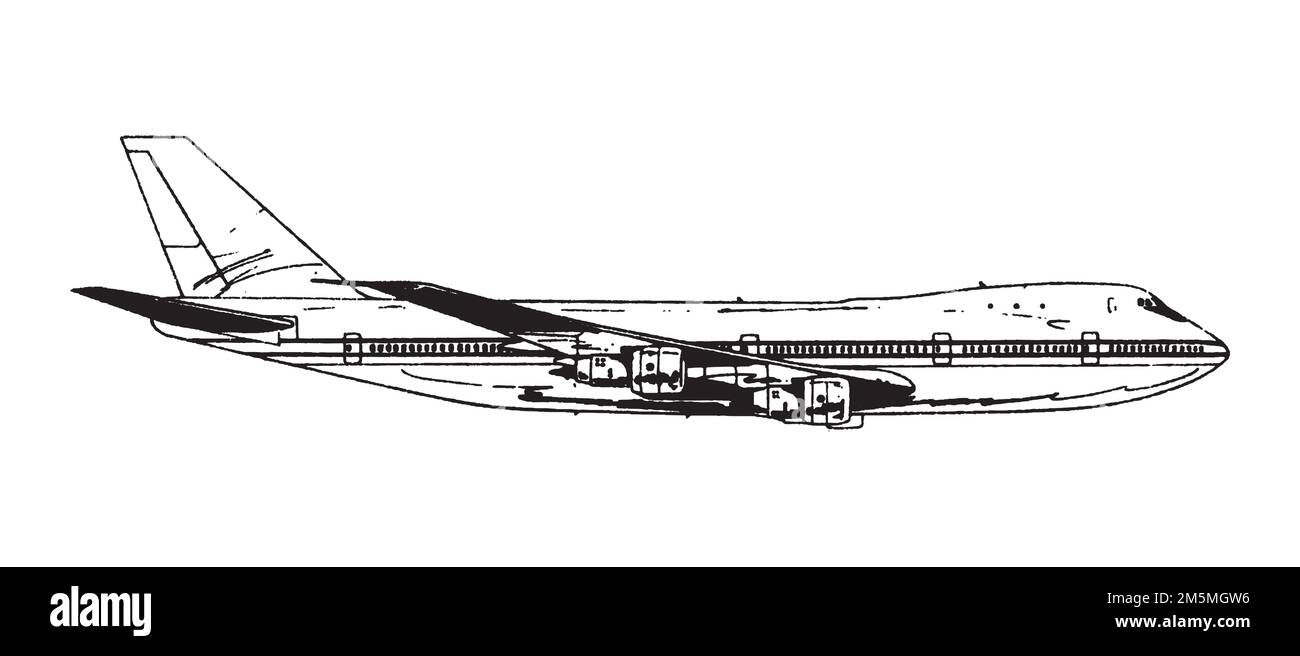 Vecteur avion. Illustration sur fond blanc. Illustration vectorielle d'un avion. Illustration de Vecteur