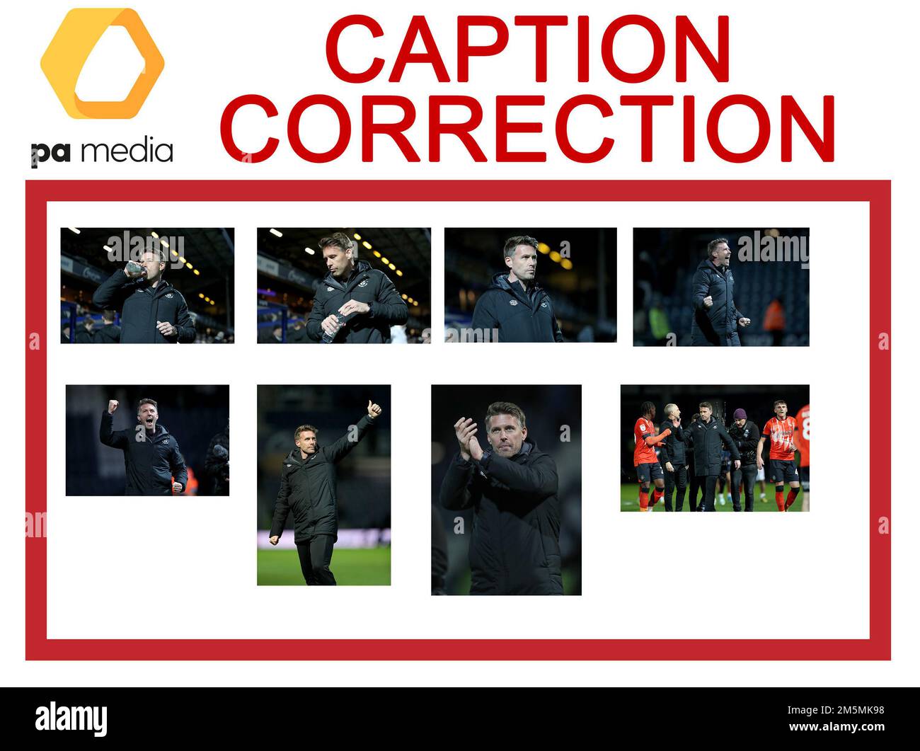 *ATTENTION MONTEURS DE PHOTOS, CHEF SUBS ET BIBLIOTHÉCAIRES DE PHOTOS - CORRECTION DE LÉGENDE - correction du nom du directeur de Nathan Jones à Rob Edwards** le directeur de ville de Luton, Rob Edwards, célèbre après le match du championnat Sky Bet à Loftus Road, Londres. Date de la photo: Jeudi 29 décembre 2022. Banque D'Images