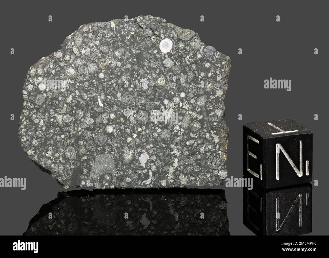 ALLENDE - Automne 8 février 1969, Chihuahua, Mexique. Chondrite carbonée CV3. Masse totale de 2 tonnes. Banque D'Images ALLENDE - Automne 8 février 1969, Chihuahua, Mexique. Chondrite carbonée CV3. Masse totale de 2 tonnes. Banque D'Images