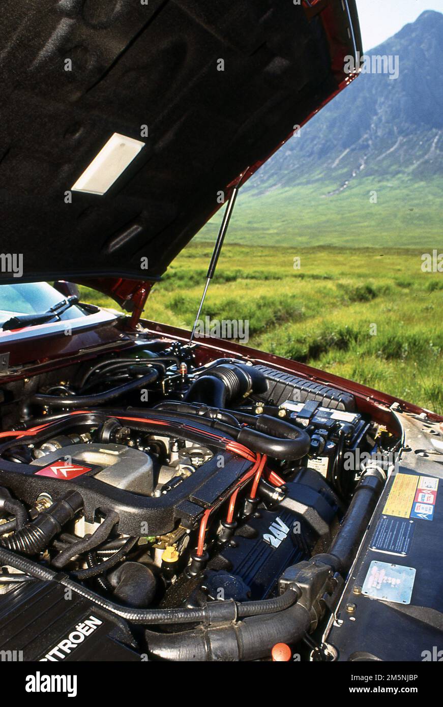 1990 Citroën XM V6 24V conduite en Écosse au Royaume-Uni Banque D'Images