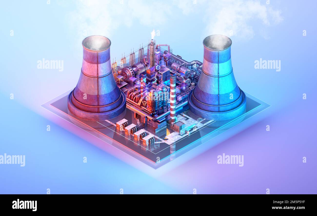 La crise énergétique en Europe est sur le point de devenir mondiale à mesure que les prix du gaz naturel et de l'électricité du pétrole montent en flèche. La Chine s’approche pour des coupures de pouvoir stratégiques dans un contexte de crise énergétique Banque D'Images