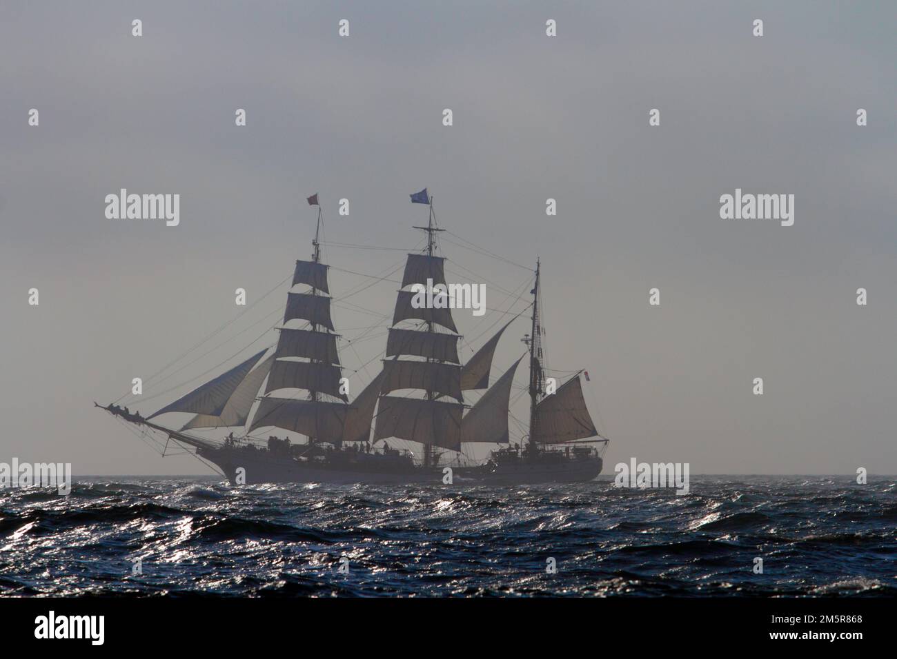 La barque néerlandaise Europa, début de la course à Lisbonne, 2012 Banque D'Images