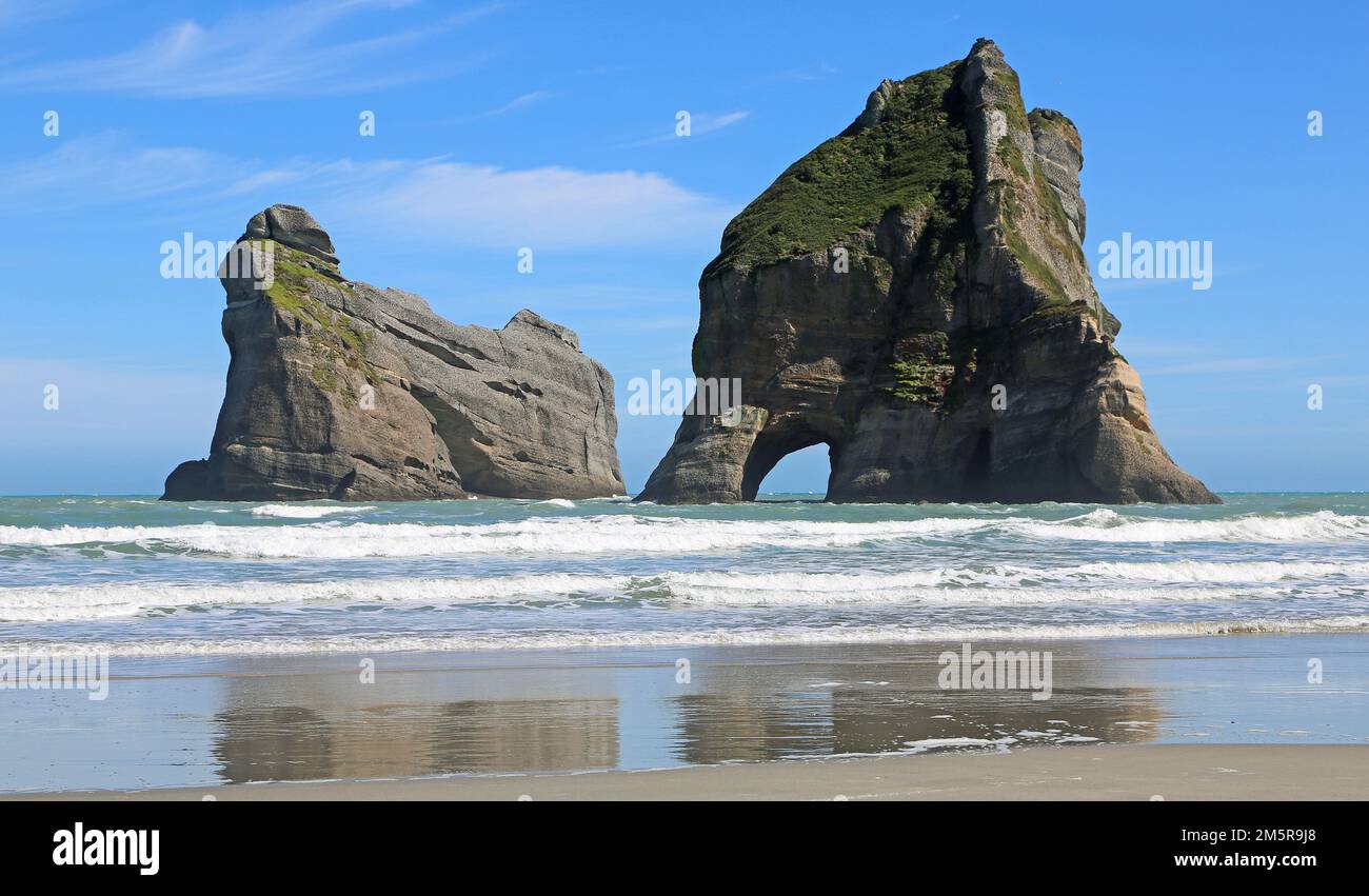 Arches Islands - Nouvelle-Zélande Banque D'Images