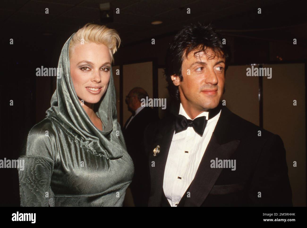 Sylvester Stallone et Brigitte Nielsen 1986 crédit : Ralph Dominguez/MediaPunch Banque D'Images
