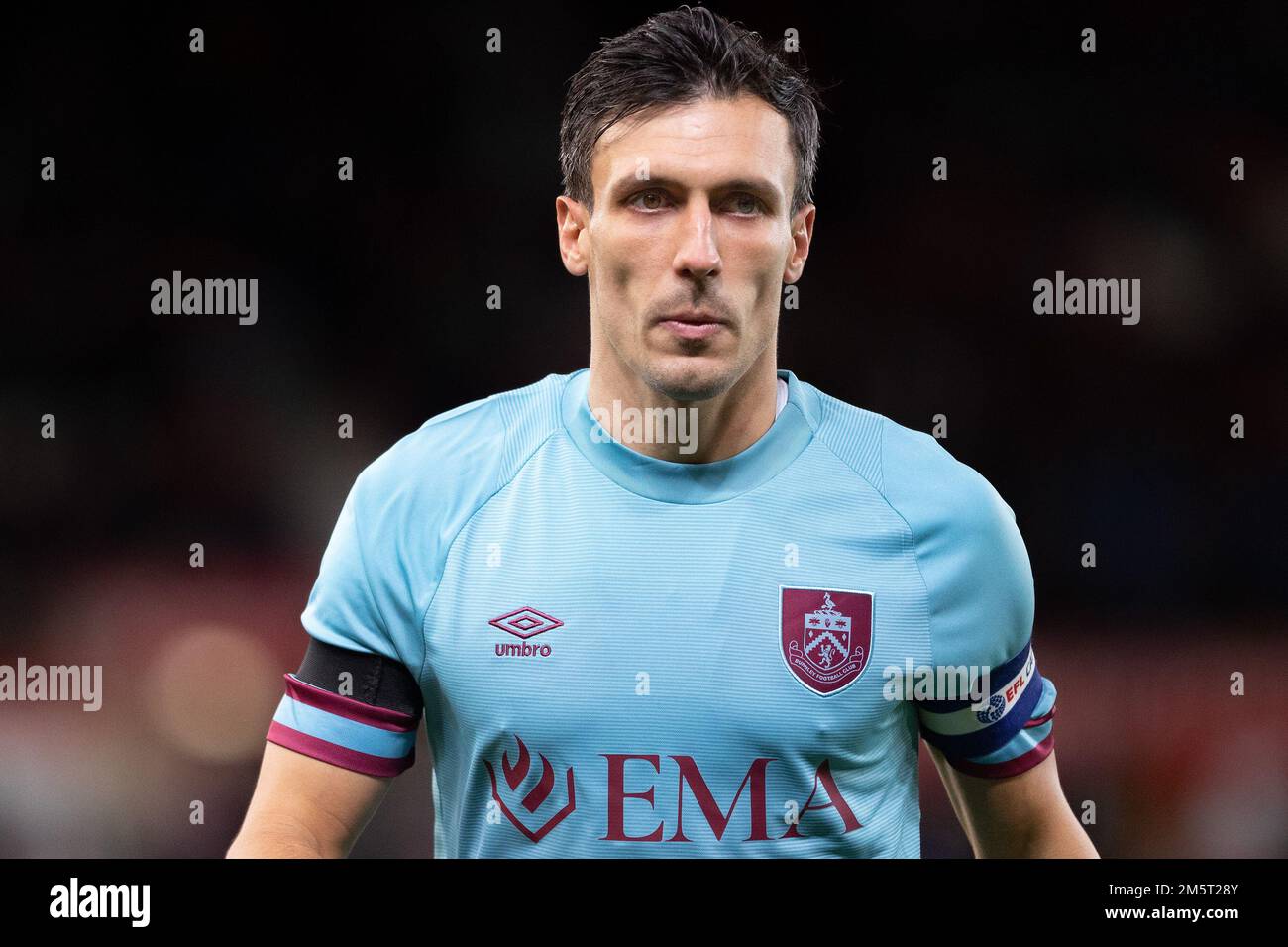 Jack Cork #4 de Burnley pendant le match de championnat de Sky Bet Stoke City vs Burnley au Bet365 Stadium, Stoke-on-Trent, Royaume-Uni, 30th décembre 2022 (photo de Phil Bryan/News Images) Banque D'Images