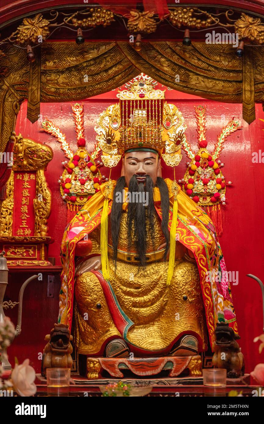 Rong Kueak Shrine ou Chao Hon Wong Kung, temple bouddhiste chinois. Samphanthawong, Bangkok, Thaïlande. Banque D'Images
