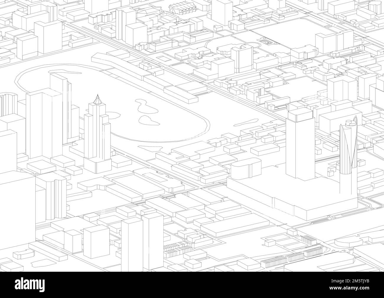 architecture isométrique ville de bangkok. infographie isométrique avec bâtiment d'architecture, urbain, arrière-plan blanc abstrait, vecteur. isométrique Illustration de Vecteur