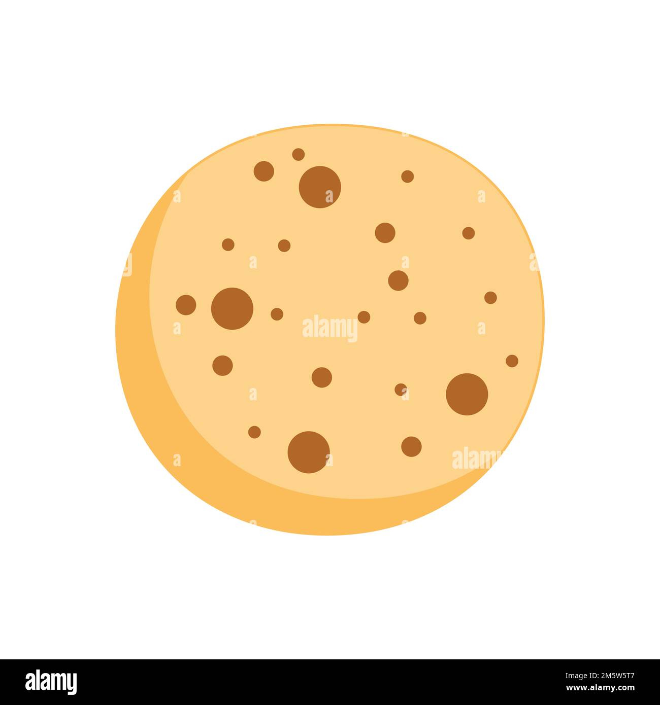 Pain pita de blé. Ingrédients pour cuire tortilla, burrito, tacos, burritos, tacos. Pains réalistes. Design alimentaire Illustration de Vecteur