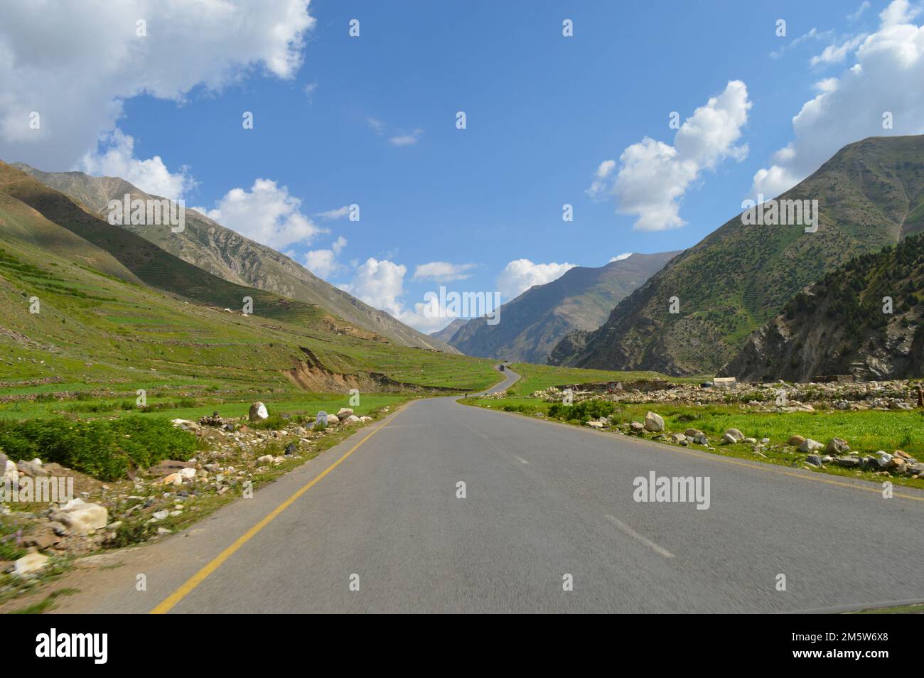 Sur la route à nouveau Banque D'Images