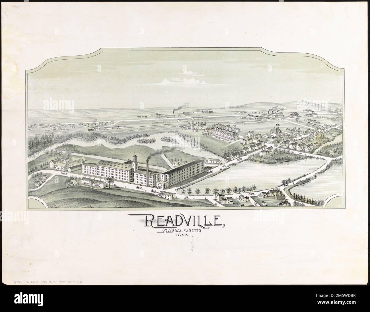 Readville, Massachusetts. Vue panoramique , Massachusetts , Suffolk ,Comté , Boston , Readville Banque D'Images