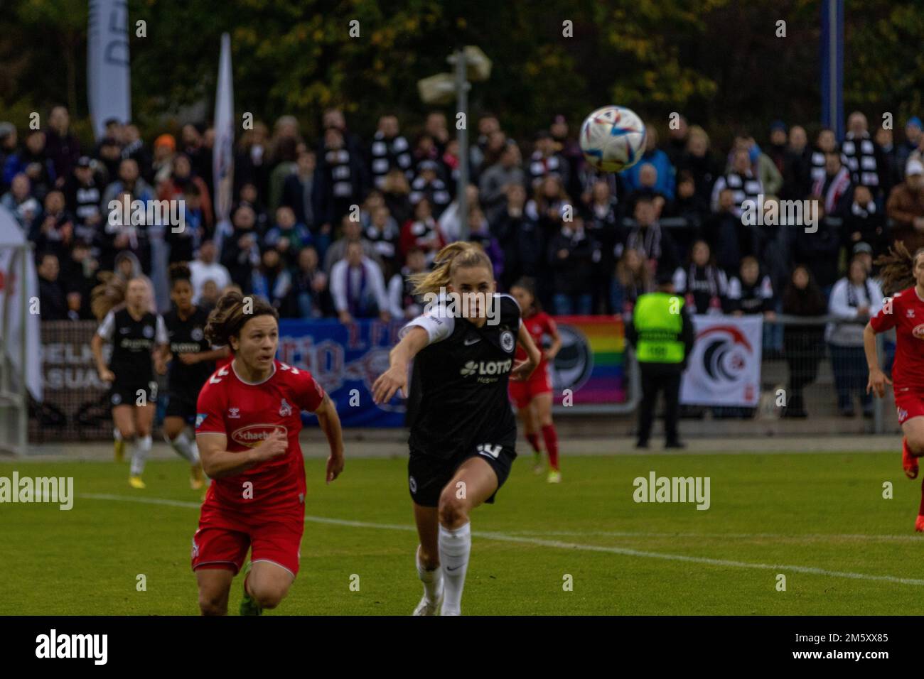 Laura Freigang (Eintracht Frankfurt, 10) ; FLYERALARM Frauen-Bundesliga Spiel - Eintracht Frankfurt gegen 1.FC Koeln am 06.11.2022 à Francfort (Stadi Banque D'Images