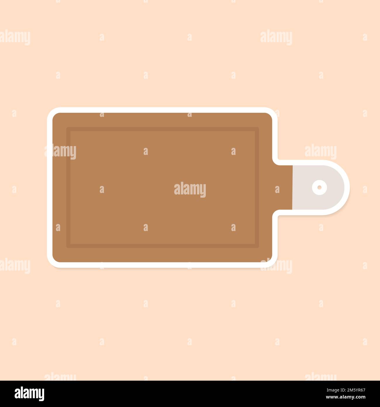 Panneau de découpe vectoriel équipement de cuisine sticker clipart Illustration de Vecteur