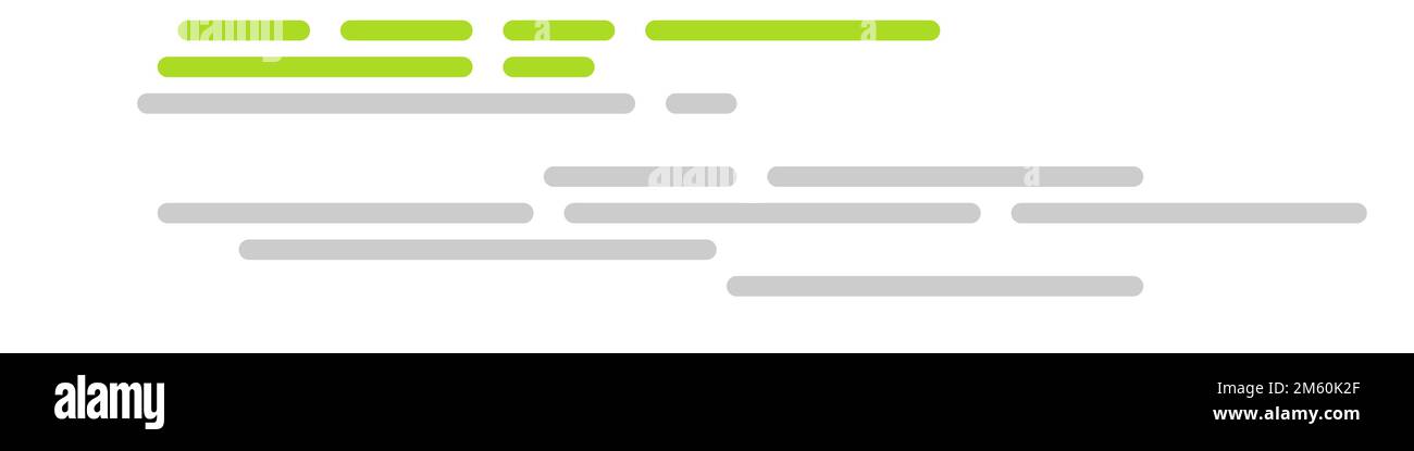 Dessin animé codant des lignes simulées illustration vectorielle Illustration de Vecteur