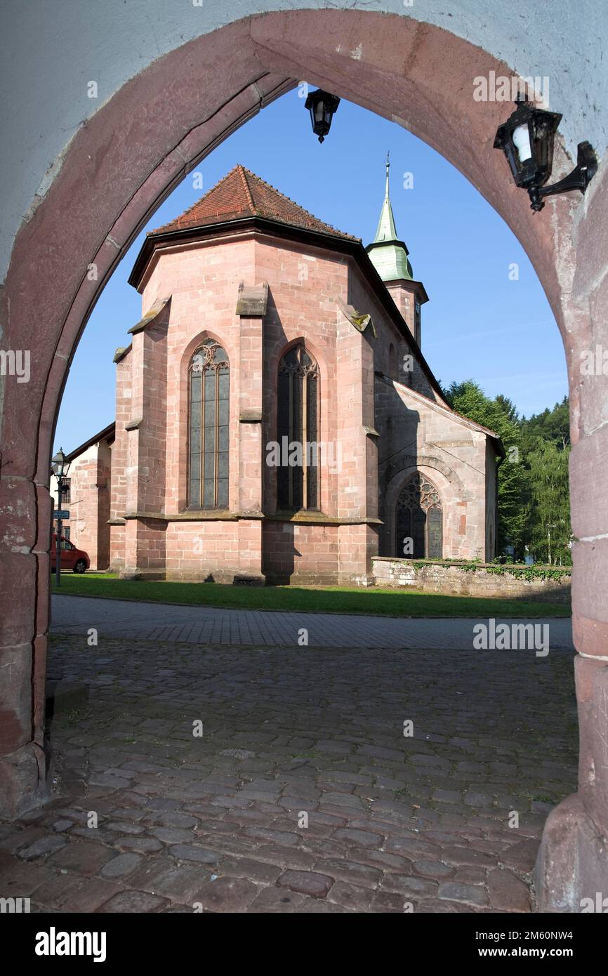 Église du monastère de Bad Herrenalb en Allemagne Banque D'Images