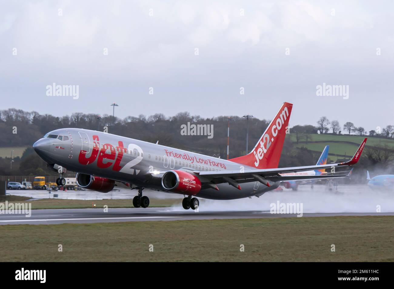 G-JZHW Boeing 737-8mg Jet2 aéroport de Bristol 29/12/2022 Jet2.com Banque D'Images