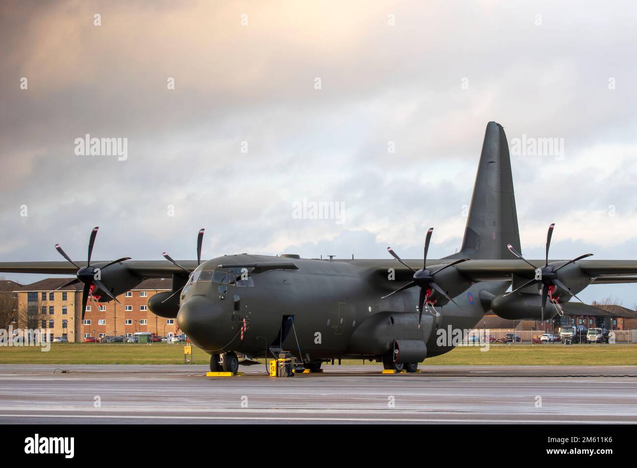 ZH871 Lockheed C130J C4 Royal Air Force RAF Brize Norton 30/12/2022 Banque D'Images