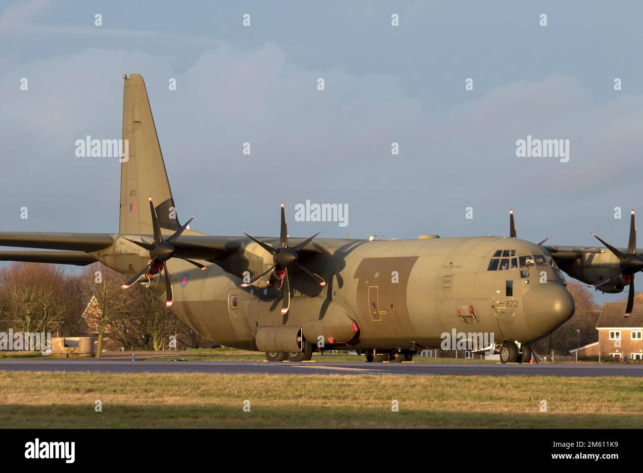ZH872 Lockheed C130J C4 Royal Air Force RAF Brize Norton 30/12/2022 Banque D'Images