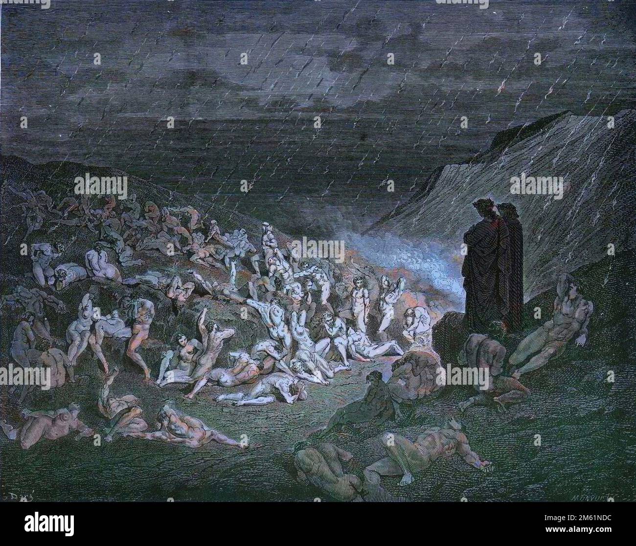 La Divine Comédie de Dante Alighieri , Inferno, Canto 14 la violente