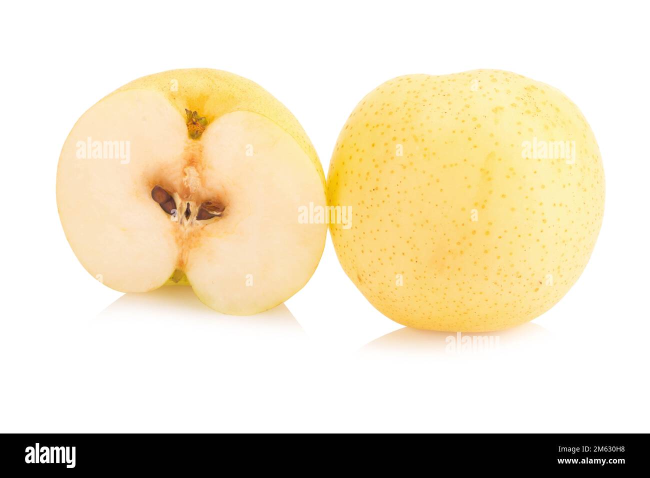fruit de poire isolé sur fond blanc. Banque D'Images