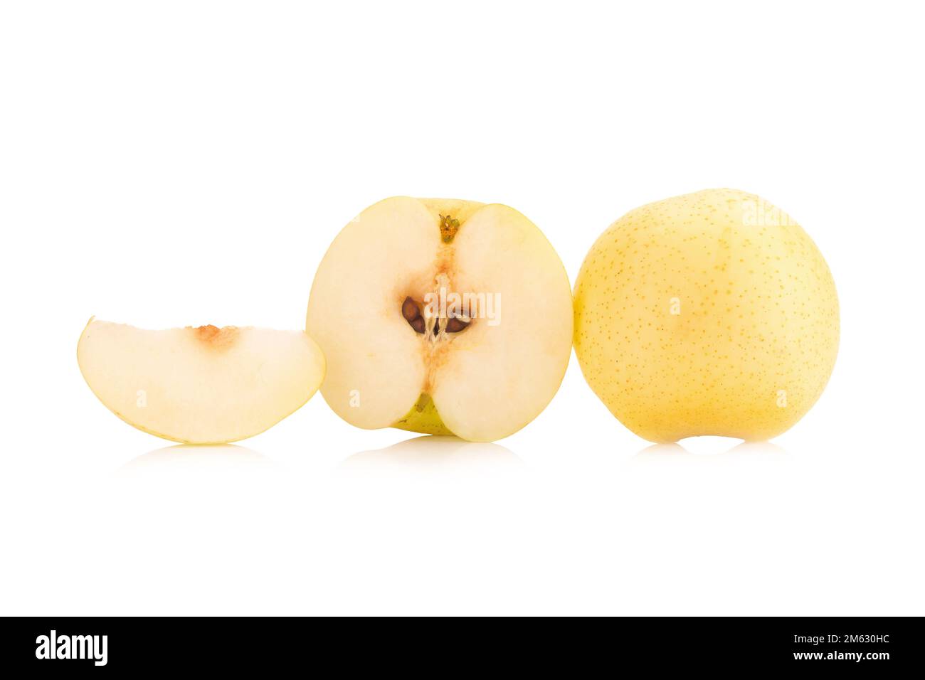 fruit de poire isolé sur fond blanc. Banque D'Images